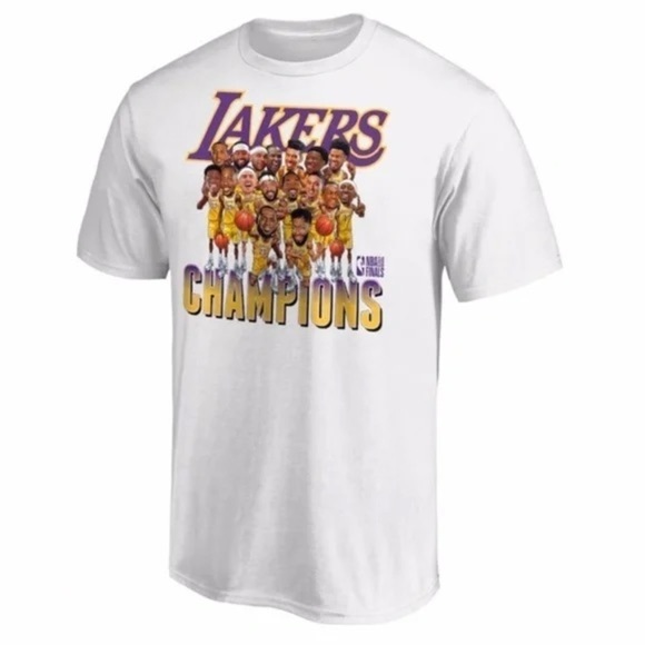 Fanatics New With Tags Men’s Los Angeles Lakers 2020 NBA Finals Champions Team - Picture 1 of 5